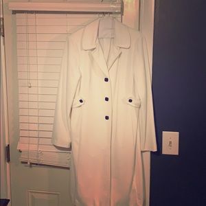 Cute white coat